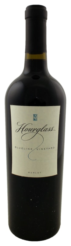 Hourglass Blueline Vineyard Merlot 2007 Front Bottle Shot