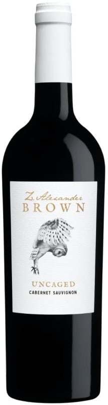 Z. Alexander Brown Uncaged Cabernet Sauvignon 2021 Front Bottle Shot
