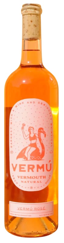 The Wine Collective Vermu Rose Vermouth Front Bottle Shot