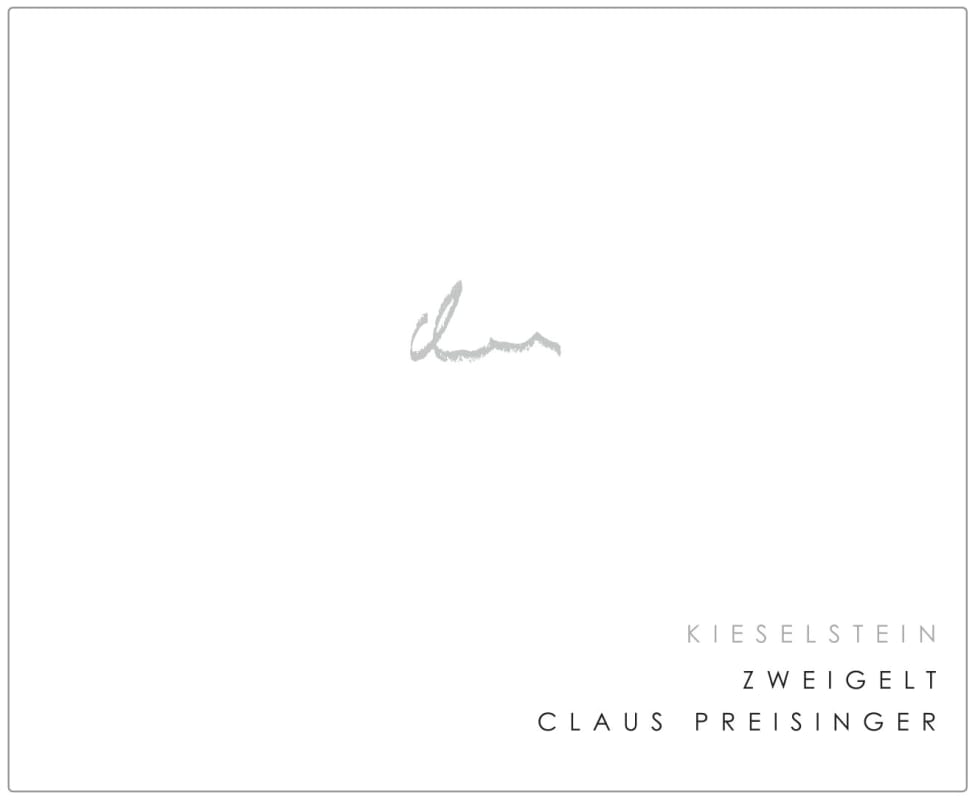 Weingut Claus Preisinger Kieselstein Zweigelt 2016 Front Label