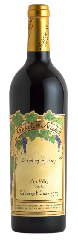 Nickel & Nickel Branding Iron Cabernet Sauvignon 2021 Front Bottle Shot
