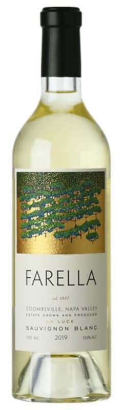 Farella La Luce Sauvignon Blanc 2019 Front Bottle Shot
