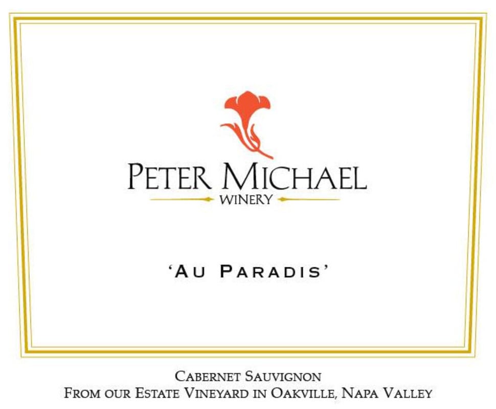 Peter Michael Au Paradis Cabernet Sauvignon 2013 Front Label