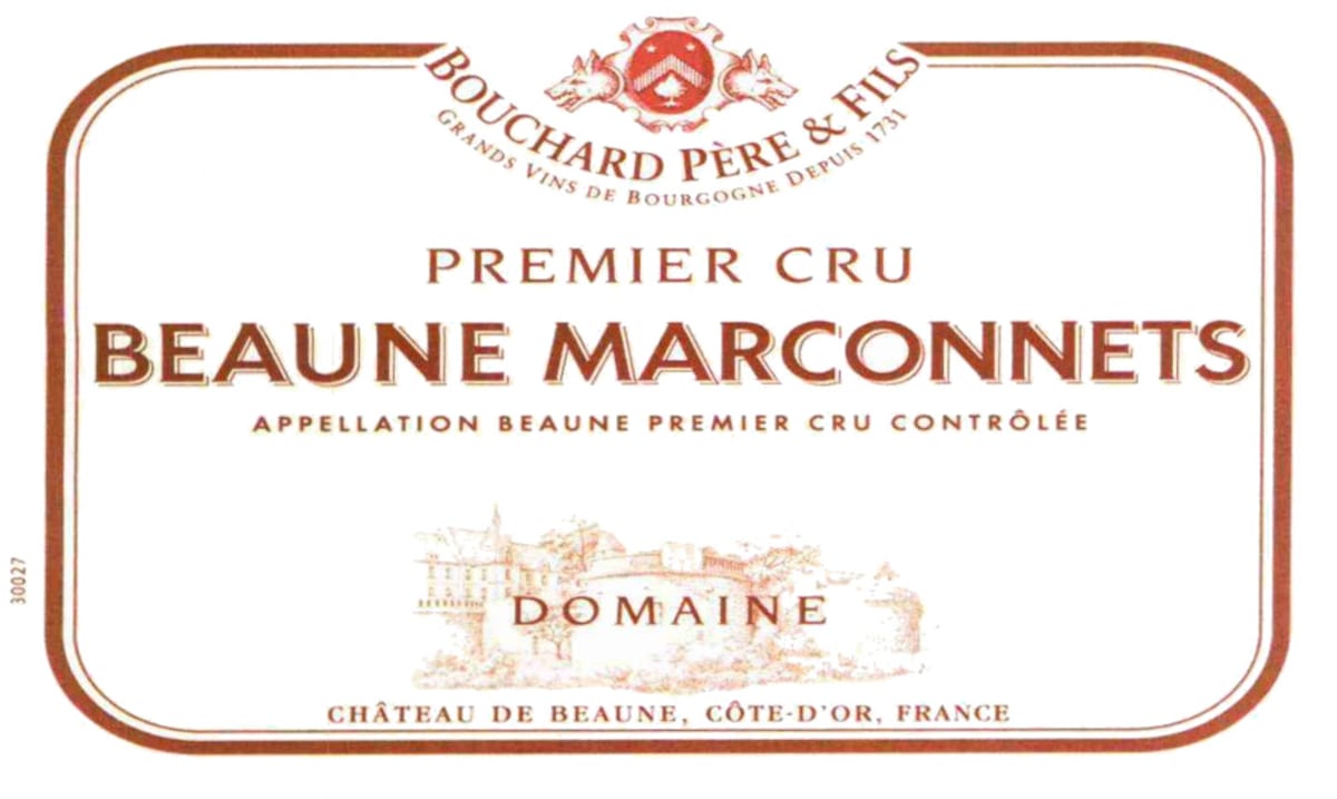Bouchard Pere & Fils Beaune Marconnets Premier Cru 2006 Front Label