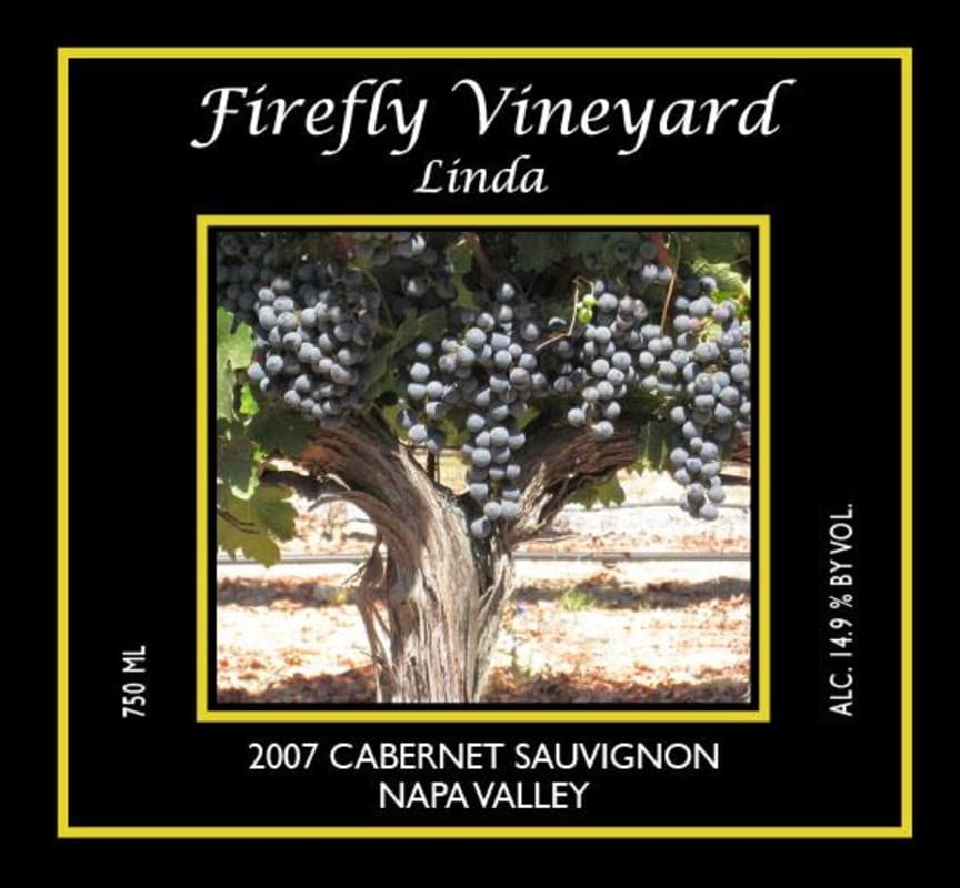 Firefly Cabernet Sauvignon 2007 Front Label