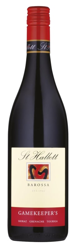 St Hallett Gamekeepers Shiraz-Grenache-Touriga 2014 Front Bottle Shot