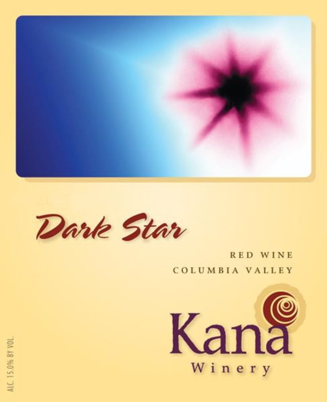 Kana Winery Dark Star 2007 Front Label