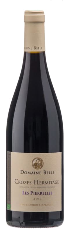 Domaine Belle Crozes-Hermitage Les Pierrelles 2017 Front Bottle Shot