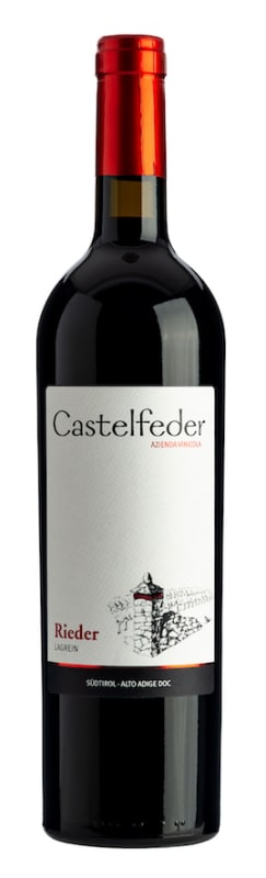Castelfeder Rieder Lagrein 2019 Front Bottle Shot