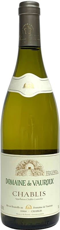 Domaine de Vauroux Chablis 2021 Front Bottle Shot