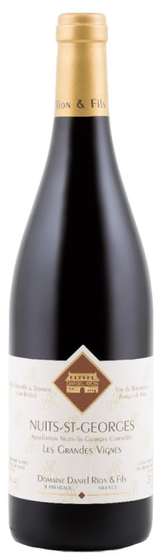 Domaine Daniel Rion & Fils Nuits-St-Georges Les Grandes Vignes (375ML half-bottle) 2018 Front Bottle Shot