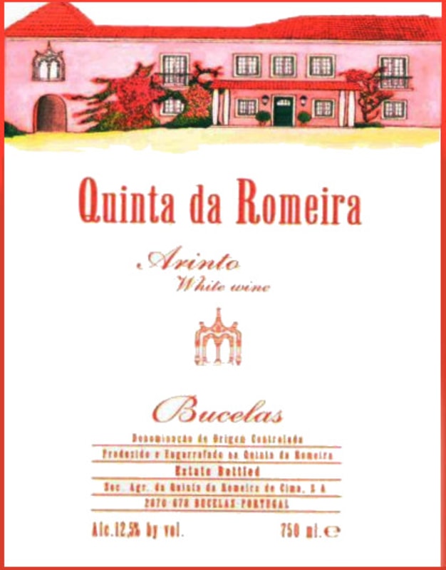 Quinta da Romeira Arinto 2004 Front Label