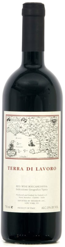 Galardi Terra di Lavoro 2008 Front Bottle Shot