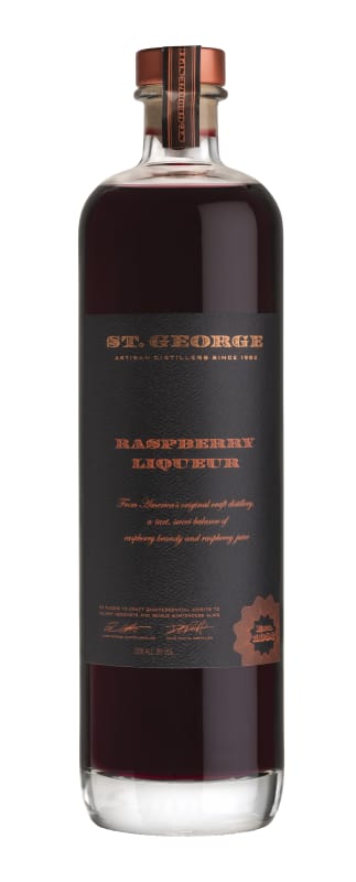 St. George Spirits Raspberry Liqueur Front Bottle Shot