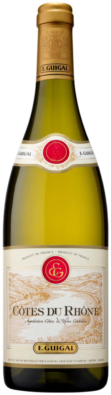 E. Guigal Cotes du Rhone Blanc 2017 Front Bottle Shot