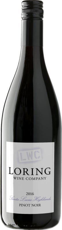 Loring Wine Company Santa Lucia Highlands Pinot Noir 2016 Front Bottle Shot