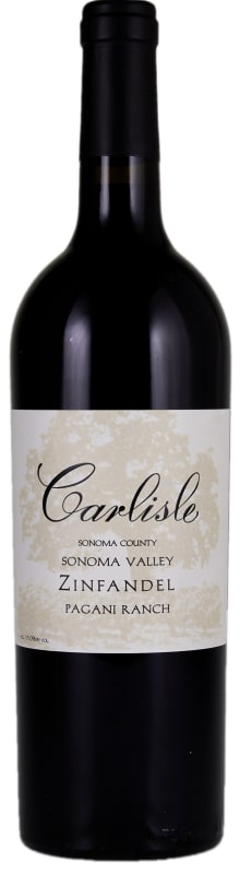 Carlisle Pagani Ranch Zinfandel 2023 Front Bottle Shot