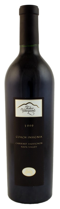Fisher Vineyards Coach Insignia Cabernet Sauvignon 1999 Front Bottle Shot
