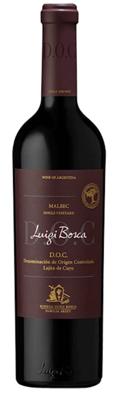 Luigi Bosca Lujan de Cuyo Malbec 2014 Front Bottle Shot