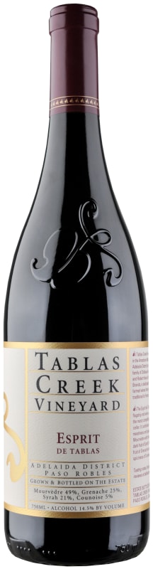 Tablas Creek Esprit de Tablas Rouge (375ML half-bottle) 2016 Front Bottle Shot