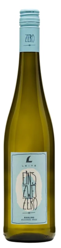 Josef Leitz Eins Zwei Zero Rheingau Riesling (Non-Alcoholic) 2021 Front Bottle Shot