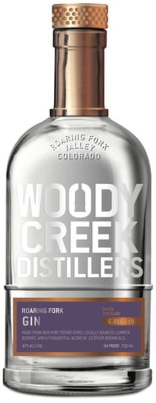 Woody Creek Distillers Colorado Gin Front Bottle Shot