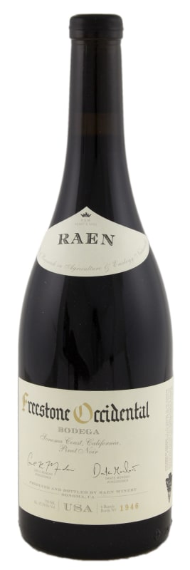 RAEN Freestone Occidental Bodega Pinot Noir 2018 Front Bottle Shot