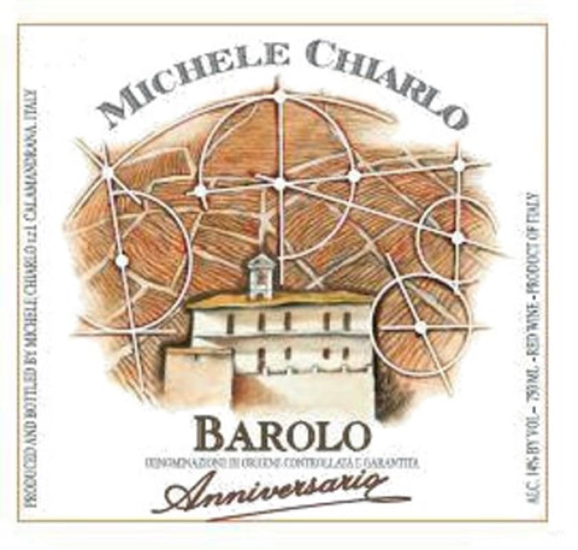 Michele Chiarlo Barolo Anniversario 2010 Front Label