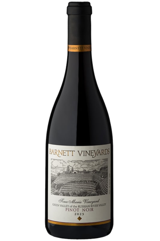 Barnett Vineyards Tina Marie Pinot Noir 2023 Front Bottle Shot