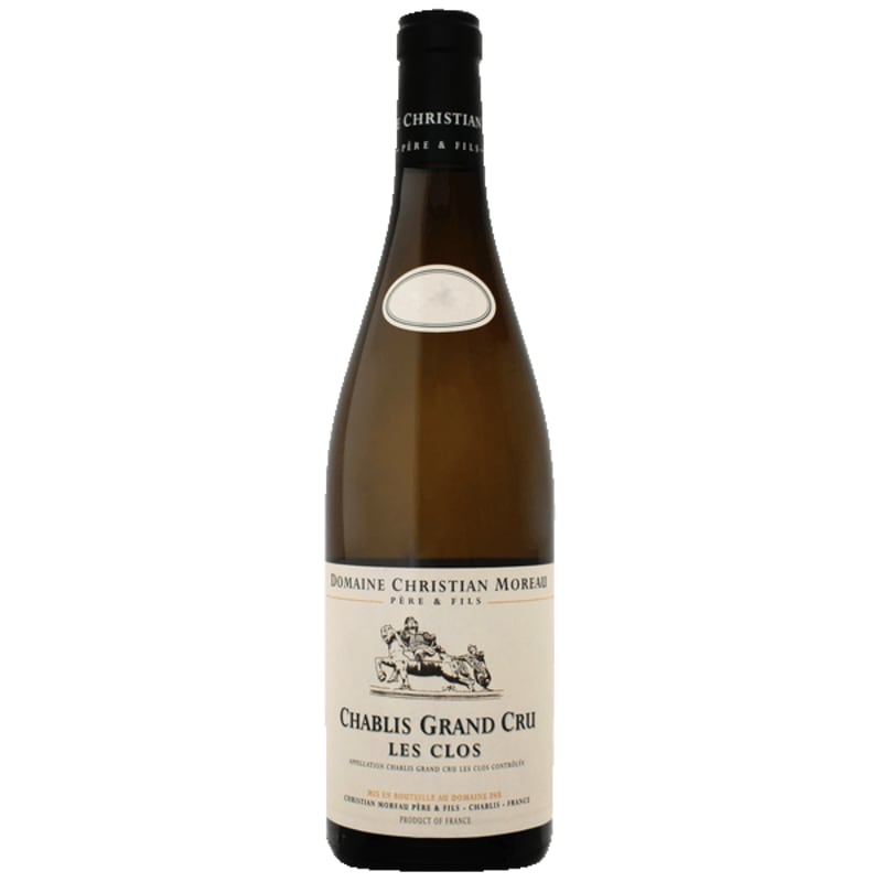 Christian Moreau Chablis Les Clos Grand Cru 2020 Front Bottle Shot