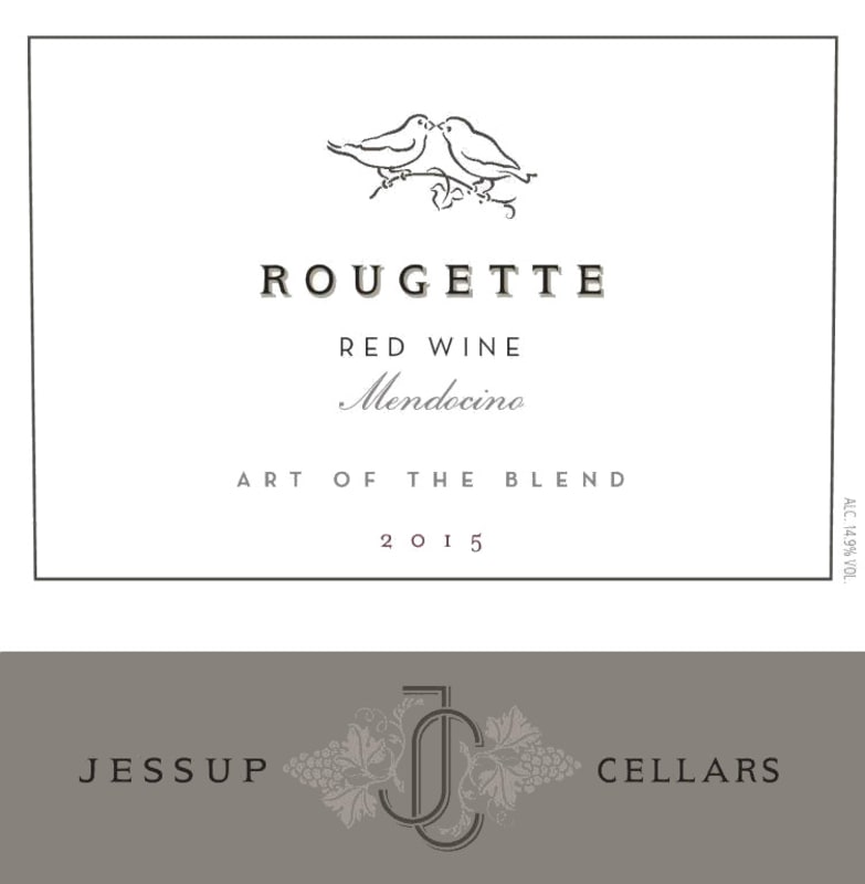 Jessup Rougette 2015 Front Label