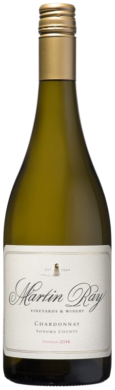 Martin Ray Sonoma County Chardonnay 2016 Front Bottle Shot