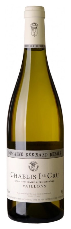 Bernard Defaix Chablis Les Vaillons Premier Cru 2015 Front Bottle Shot