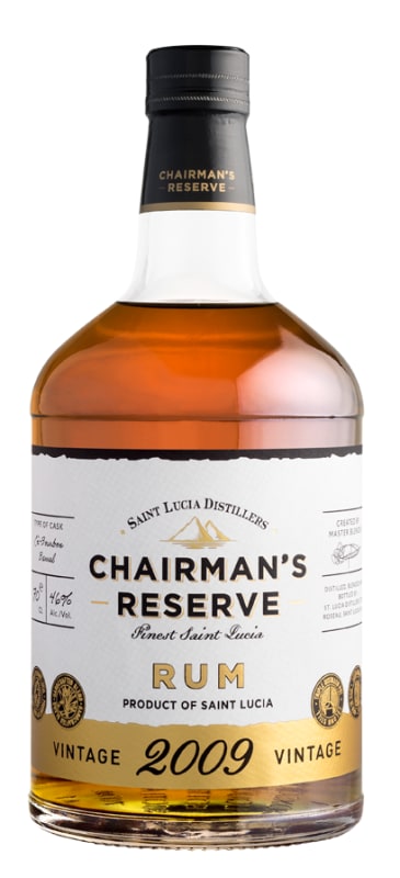 Chairman's Reserve Rum 2009 Front Bottle Shot