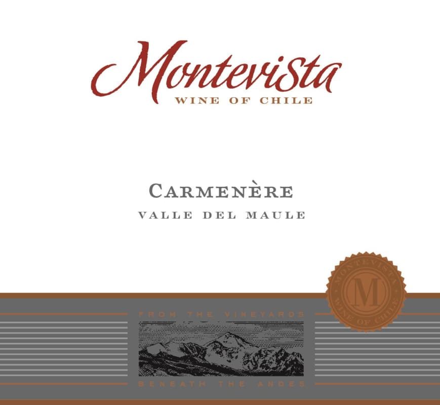 Emiliana Montevista Carmenere 2015 Front Label