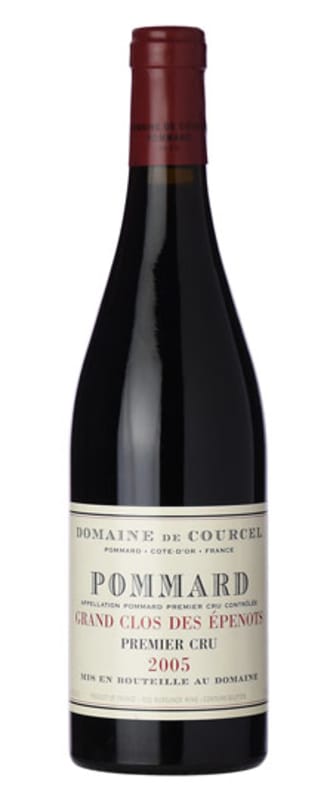 Domaine de Courcel Pommard Grand Clos des Epenots Premier Cru 2005 Front Bottle Shot