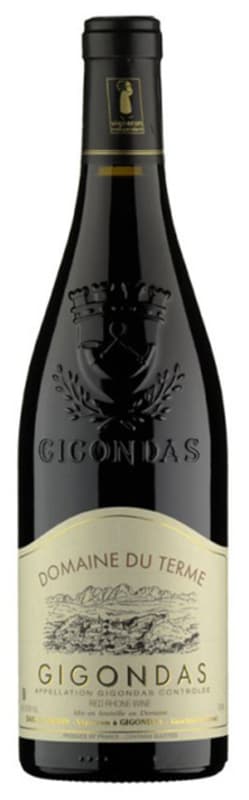 Domaine du Terme Gigondas 2015 Front Bottle Shot