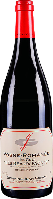 Domaine Jean Grivot Vosne-Romanee Les Beaux Monts Premier Cru 2021 Front Bottle Shot