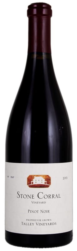 Talley Stone Corral Vineyard Pinot Noir 2013 Front Bottle Shot
