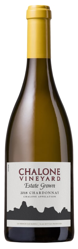 Chalone Estate Chardonnay 2018 Front Bottle Shot