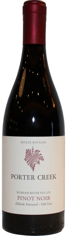 Porter Creek Hillside Vineyard Old Vine Pinot Noir 2017 Front Bottle Shot