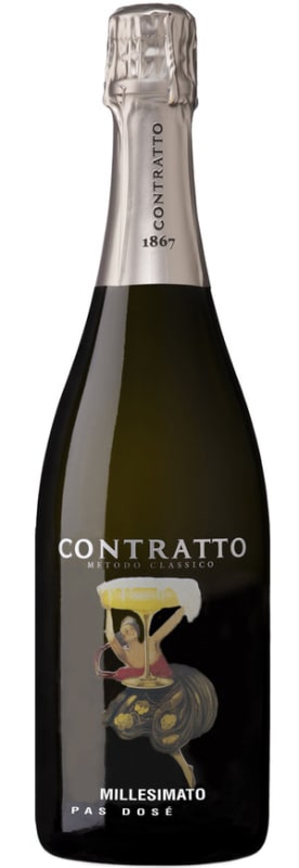 Contratto Millesimato Pas Dose 2015 Front Bottle Shot