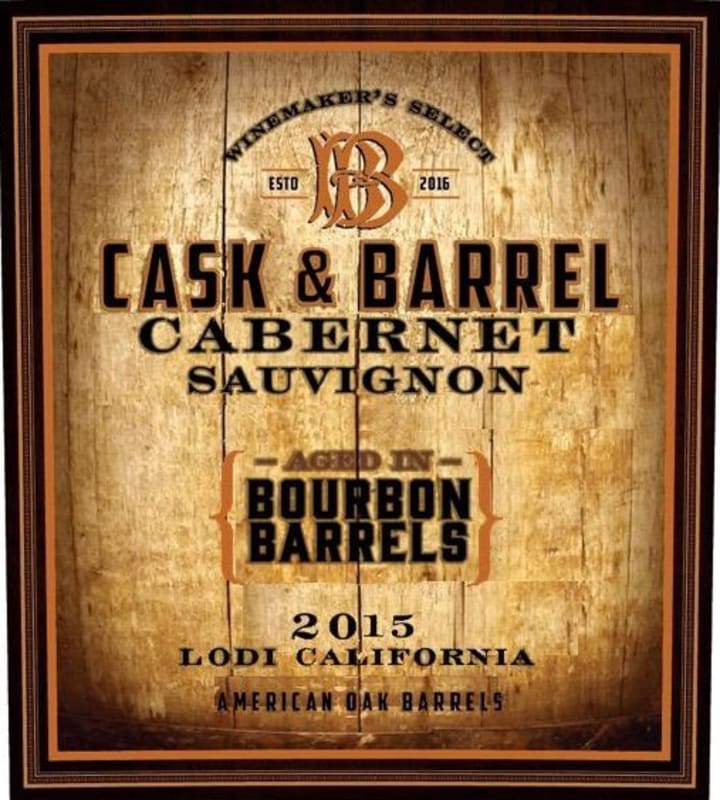 Cask & Barrel Cask & Barrel Cabernet Sauvignon 2015 Front Label