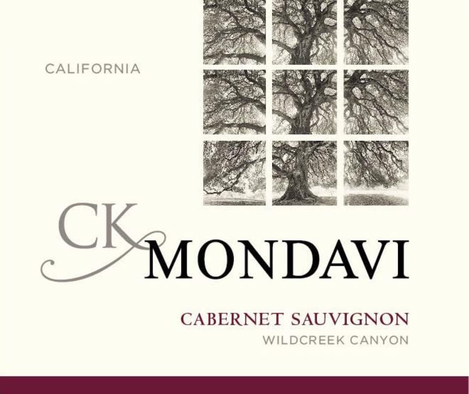 CK Mondavi Cabernet Sauvignon 2015 Front Label