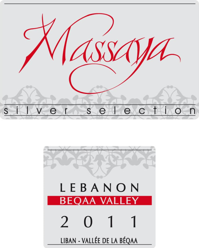 Massaya Silver Selection Rouge 2011 Front Label