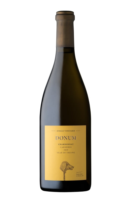 Donum Carneros Single Vineyard Estate Chardonnay 2019 Front Bottle Shot