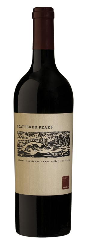 Scattered Peaks Cabernet Sauvignon 2018 Front Bottle Shot