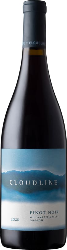Cloudline Pinot Noir 2020 Front Bottle Shot