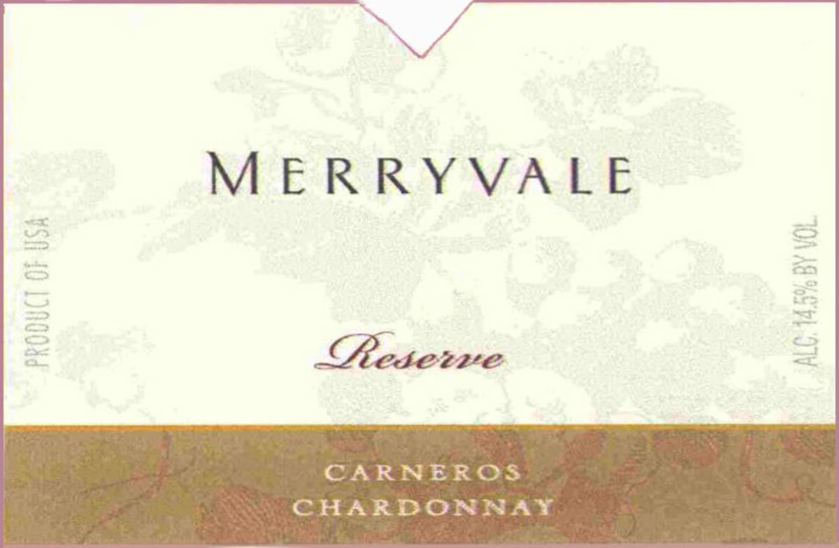 Merryvale Signature Reserve Chardonnay 2004 Front Label