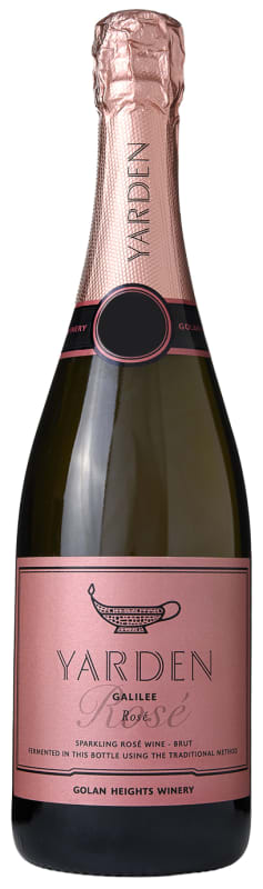 Yarden Brut Rose 2022 Front Bottle Shot